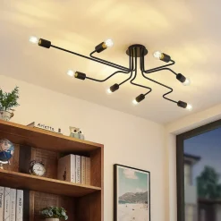 Lindby Elimar plafondlamp, 8-lamps