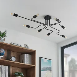 Lindby Elimar plafondlamp, 8-lamps