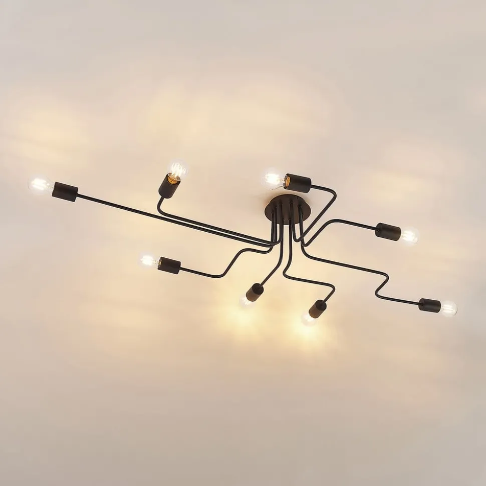 Lindby Elimar plafondlamp, 8-lamps