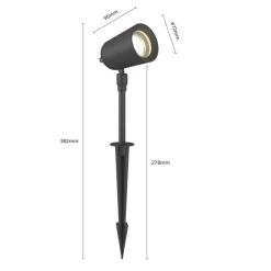 Lindby Elmana prikspot, GU10, IP65