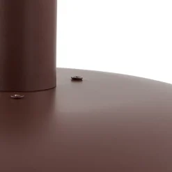 Lindby Elorri hanglamp, bruin, metaal, Ø 38 cm