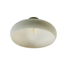 Lindby Elover plafondlamp, lichtgroen, Ø 45 cm, ijzer