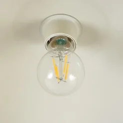 Lindby Elover plafondlamp, lichtgroen, Ø 45 cm, ijzer