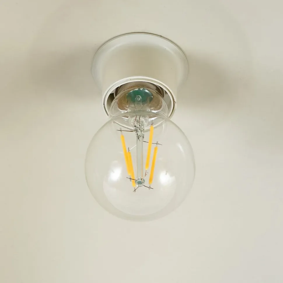 Lindby Elover plafondlamp, lichtgroen, Ø 45 cm, ijzer