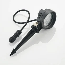 Lindby Emar LED prikspot in donkergrijs