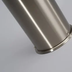 Lindby Enja sokkellamp, 50 cm, roestvrij staal, IP44, E27