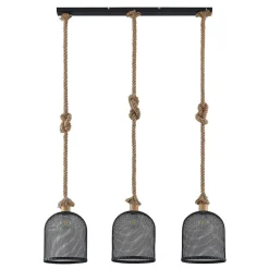 Lindby Epori hanglamp met henneptouw