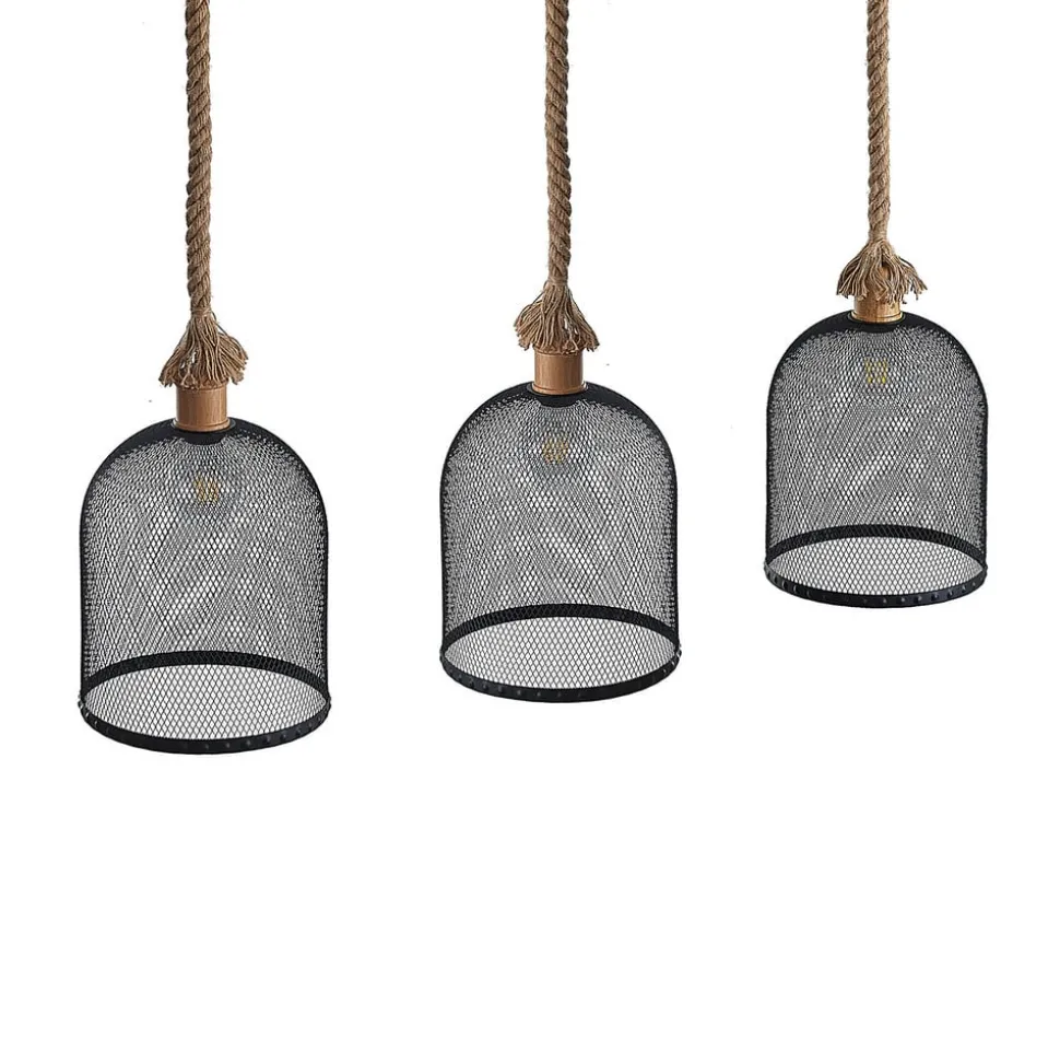 Lindby Epori hanglamp met henneptouw