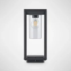 Lindby Estami sokkellamp, 35 cm, antraciet, metaal