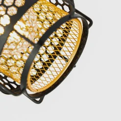 Lindby Eudoria spot 3-lamps zwart/goud