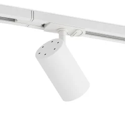 Lindby 1-fase railsysteem Linaro, GU10, wit, 5-lamps