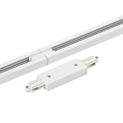 Lindby 1-fase railsysteem Linaro, GU10, wit, 5-lamps