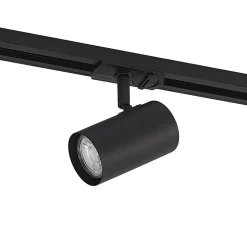 Lindby 1-fase railsysteem Linaro, GU10, 14-lichts zwart