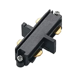 Lindby 1-fase railsysteem Linaro, GU10, 10-lamps zwart