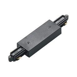 Lindby 1-fase railsysteem Linaro, GU10, 10-lamps zwart