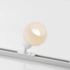Lindby 1-fase railsysteem Linaro, E14, 4-lamps, wit