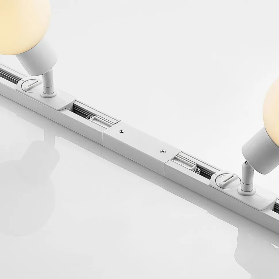 Lindby 1-fase railsysteem Linaro, E14, 4-lamps, wit