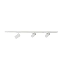 Lindby 1-fase railsysteem Linaro, GU10, 3-lamps, wit