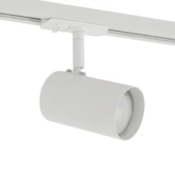 Lindby 1-fase railsysteem Linaro, GU10, 3-lamps, wit