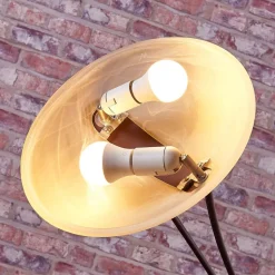 Lindby Felicia uplighter met leeslamp, roest