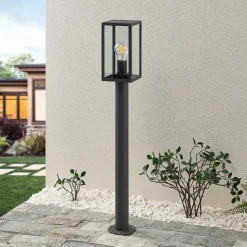 Lindby Filimon tuinpadverlichting, 80 cm, antraciet, IP44, E27
