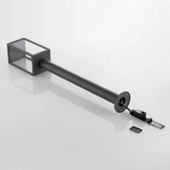 Lindby Filimon tuinpadverlichting, 80 cm, antraciet, IP44, E27