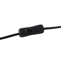 Lindby Fiora tafellamp, groen, glas, metaal, Ø 20 cm