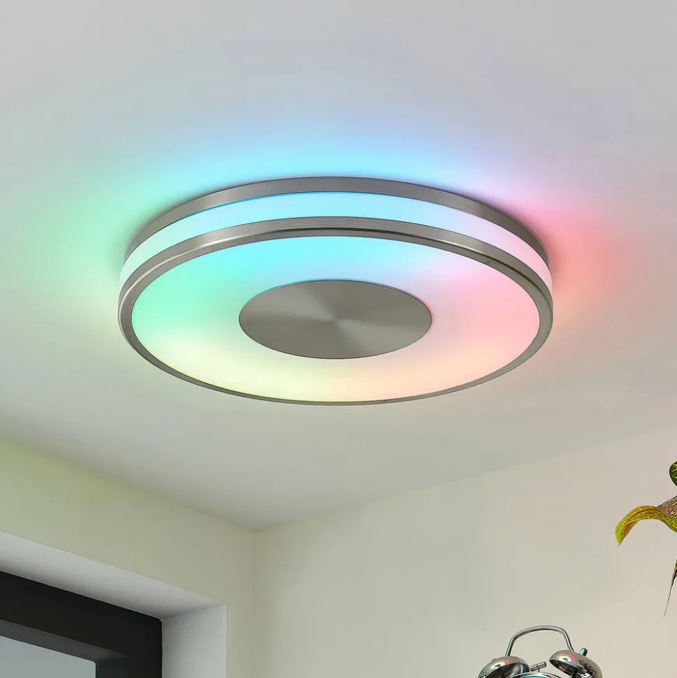 Lindby Fjella LED plafondlamp RGB-CCT