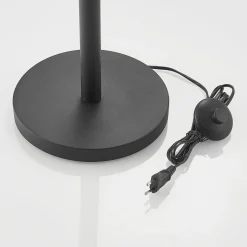 Lindby Florentine vloerlamp Kanye, 160 cm, zwart, 3-lamps.