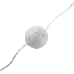 Lindby gebogen vloerlamp Lennar, antiek messing, metaal, 183cm