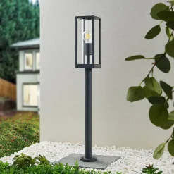 Lindby Giavanna tuinpadverlichting, 80 cm, antraciet, IP44, E27