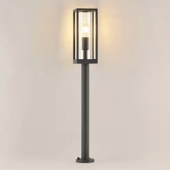 Lindby Giavanna tuinpadverlichting, 80 cm, antraciet, IP44, E27