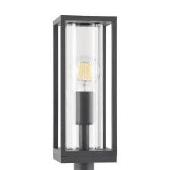 Lindby Giavanna tuinpadverlichting, 80 cm, antraciet, IP44, E27