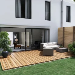 Lindby Gracelle LED inbouwvloerlamp, 3 stuks rond