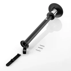 Lindby Gregory LED tuinpadverlichting, 76cm, sensor, donkergrijs, IP44