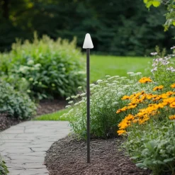 Lindby grondspies lamp Selinda, zwart, hoogte 100 cm