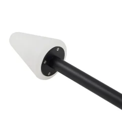 Lindby grondspies lamp Selinda, zwart, hoogte 100 cm