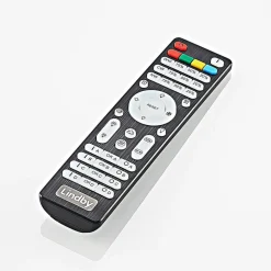 Lindby Gulda LED plafondlamp, RBGW, zwart