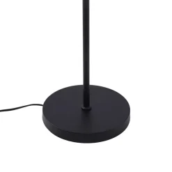 Lindby Haldorin vloerlamp, grijs/zwart, textiel, 157 cm