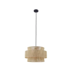 Lindby hanglamp Anuva, naturel, papier, Ø 45 cm