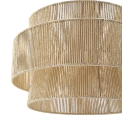 Lindby hanglamp Anuva, naturel, papier, Ø 45 cm
