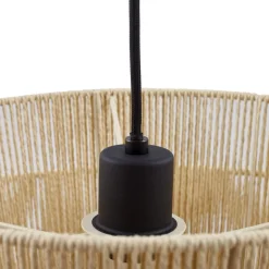 Lindby hanglamp Anuva, naturel, papier, Ø 45 cm