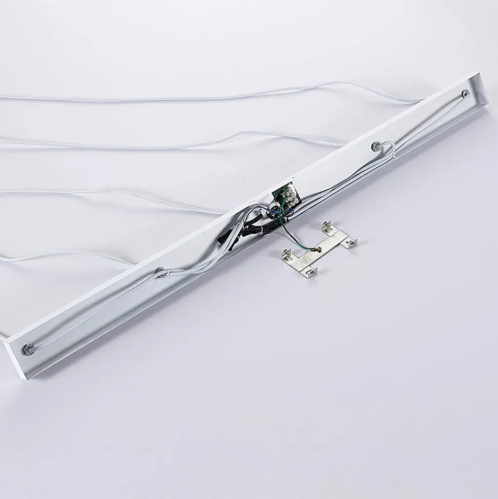 Lindby hanglamp Arina, 100 cm, wit, 5-lamps, E14