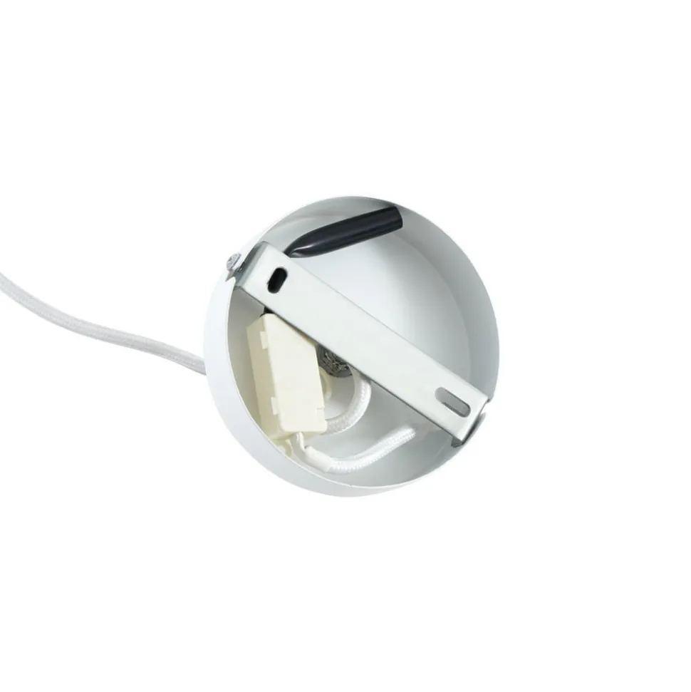 Lindby hanglamp Astraia, naturel/wit, rotan, Ø 80 cm