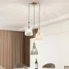 Lindby hanglamp Belarion, meerkleurig, 3-lamps, Ø 55 cm