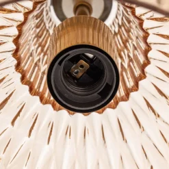 Lindby hanglamp Belarion, meerkleurig, 5-lamps, Ø 65 cm