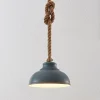 Lindby hanglamp Chaby, Ø 29 cm, 1-lamp, metaal, touw