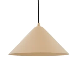 Lindby hanglamp Clarine, beige, Ø 32 cm, metaal