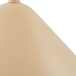 Lindby hanglamp Clarine, beige, Ø 32 cm, metaal