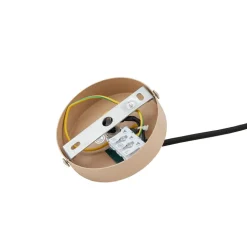 Lindby hanglamp Clarine, beige, Ø 32 cm, metaal